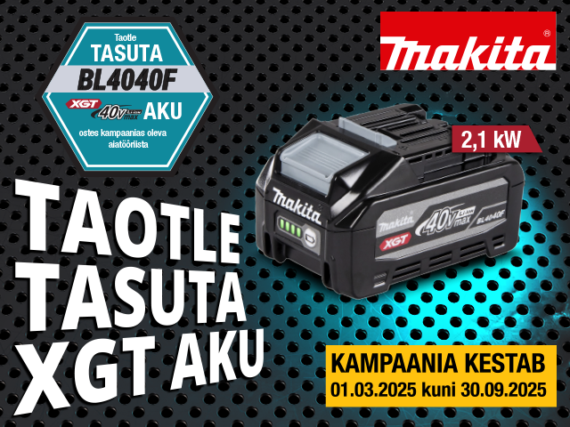 Taotle Tasuta XGT Aku